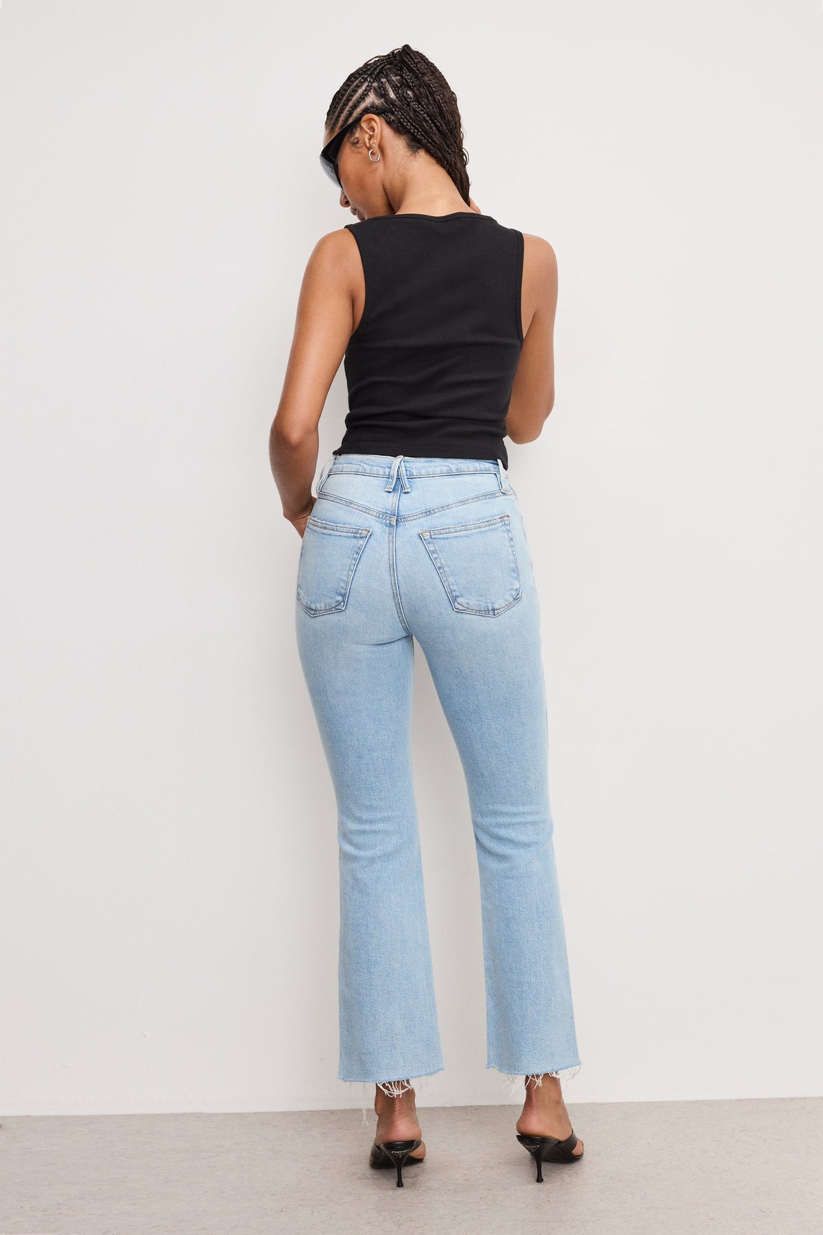 GOOD KICK FLARE JEANS INDIGO954