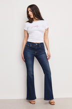 DOLLY JOLEANS PETITE FLARE JEANS INDIGO1020