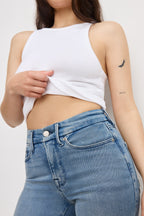 GOOD PETITE STRAIGHT JEANS BLUE449