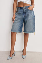 GOOD EASE BERMUDA SHORTS INDIGO808