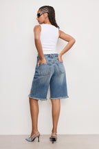 GOOD EASE BERMUDA SHORTS INDIGO808