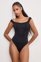 SCULPTING CORSET BODYSUIT BLACK001