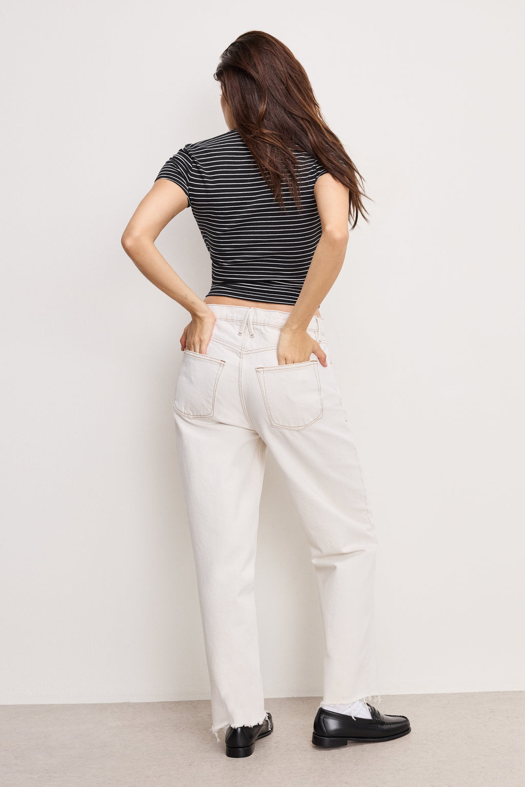 GOOD RELAXED STRAIGHT JEANS PEARL001
