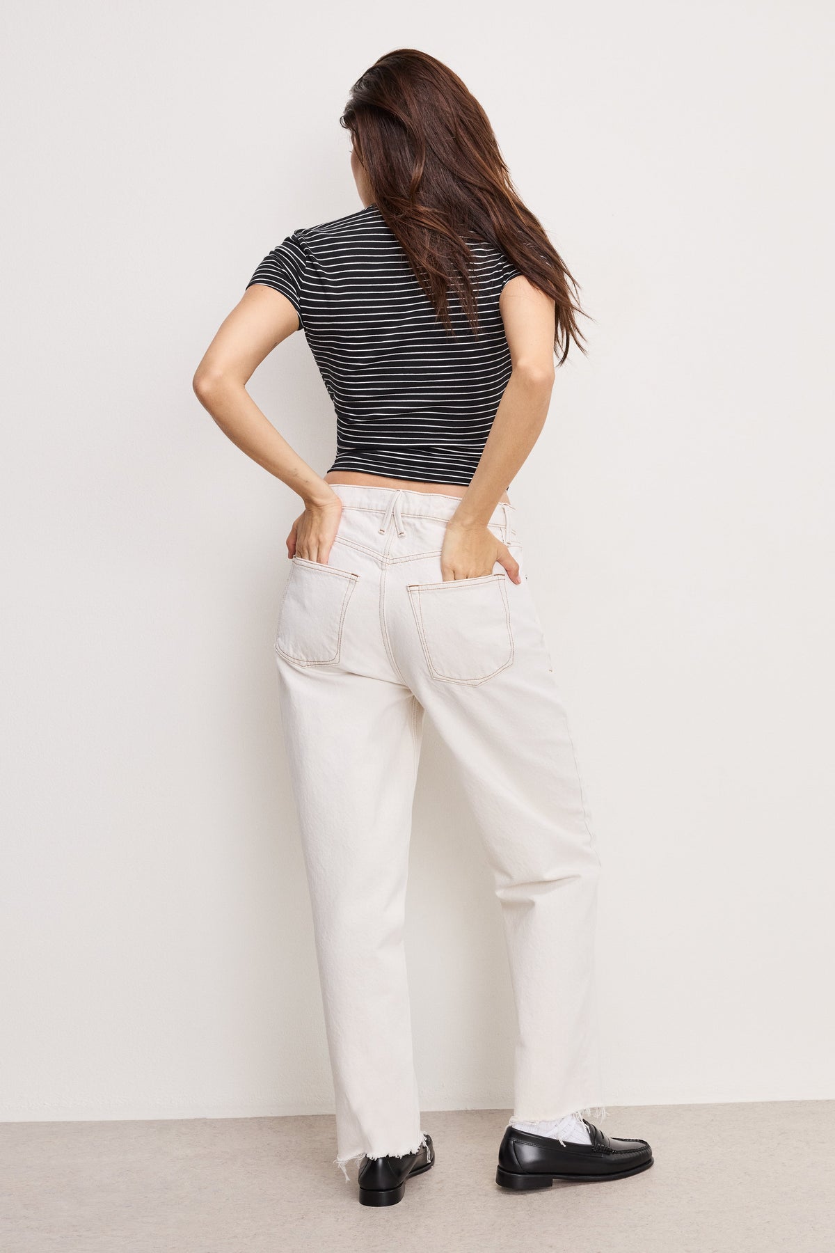 GOOD RELAXED STRAIGHT JEANS PEARL001