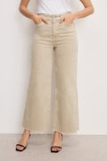 GOOD SKATE WIDE CROPPED JEANS DUNE001