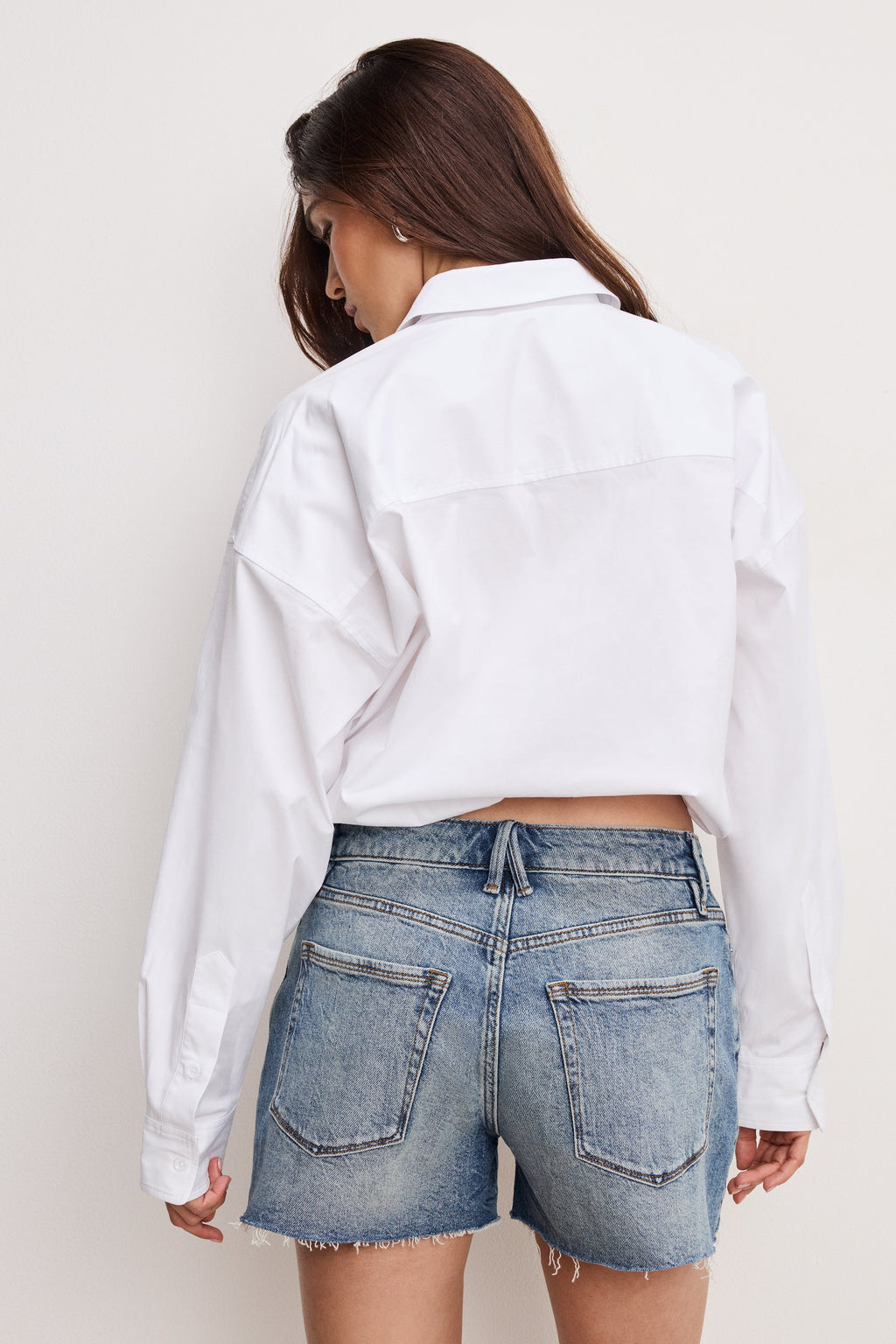 POPLIN BUBBLE SHIRT WHITE001