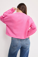 COZY KNIT CREW NECK BOUQUET001