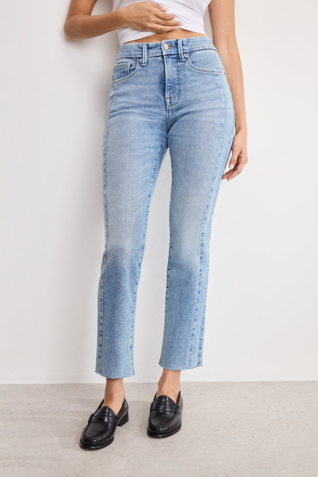 SOFT TECH GOOD LEGS STRAIGHT JEANS INDIGO799
