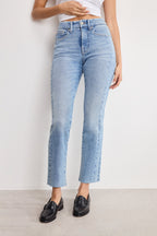 SOFT TECH GOOD LEGS STRAIGHT JEANS INDIGO799