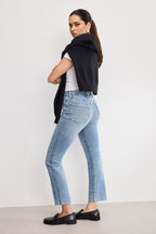 SOFT TECH GOOD LEGS STRAIGHT JEANS INDIGO799