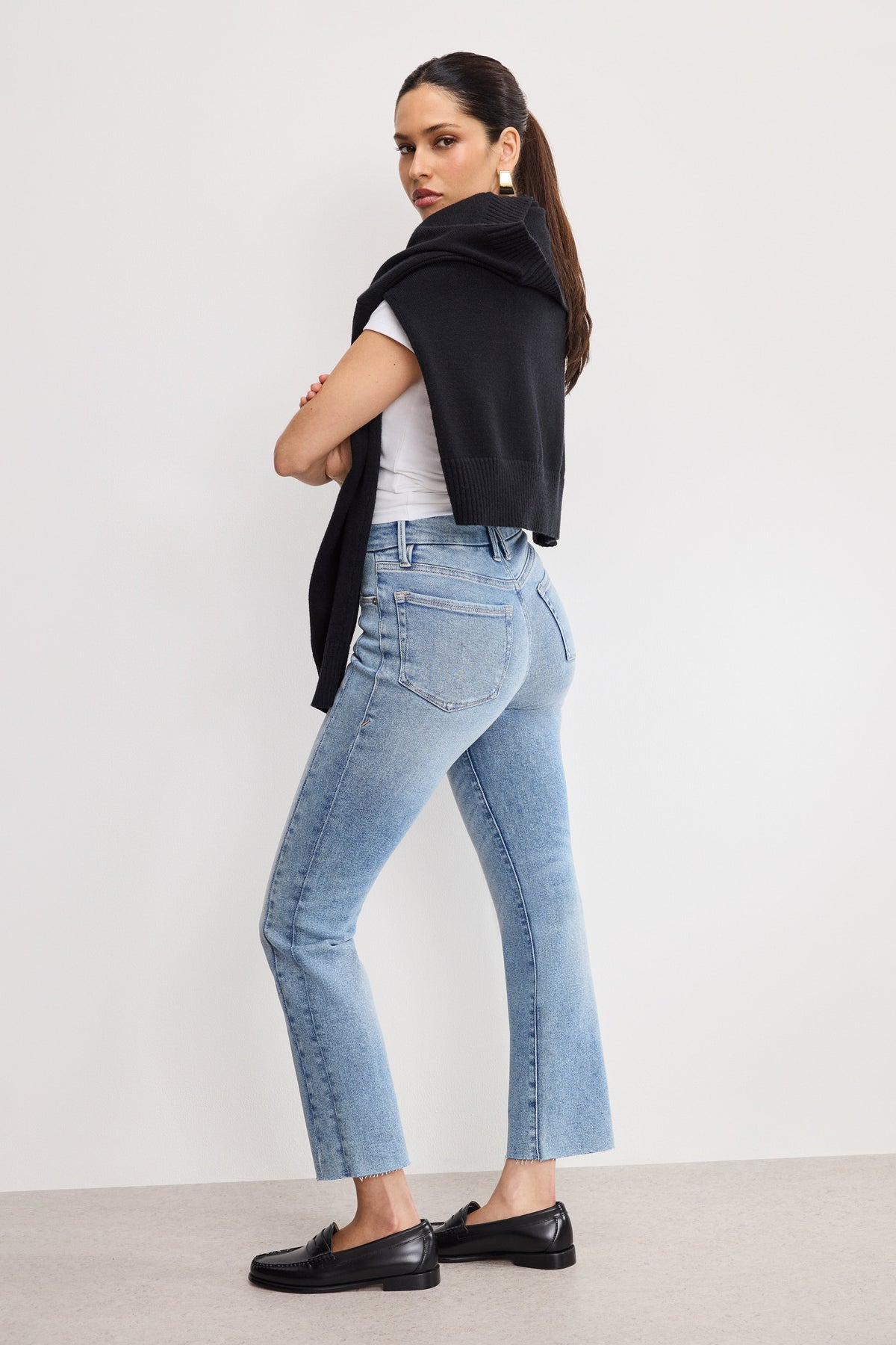 SOFT TECH GOOD LEGS STRAIGHT JEANS INDIGO799