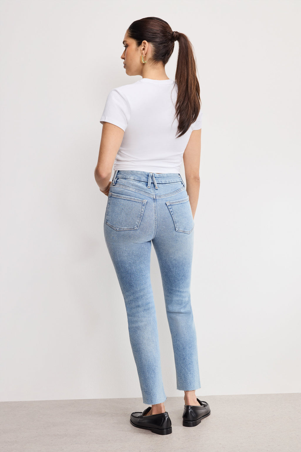 SOFT TECH GOOD LEGS STRAIGHT JEANS INDIGO799