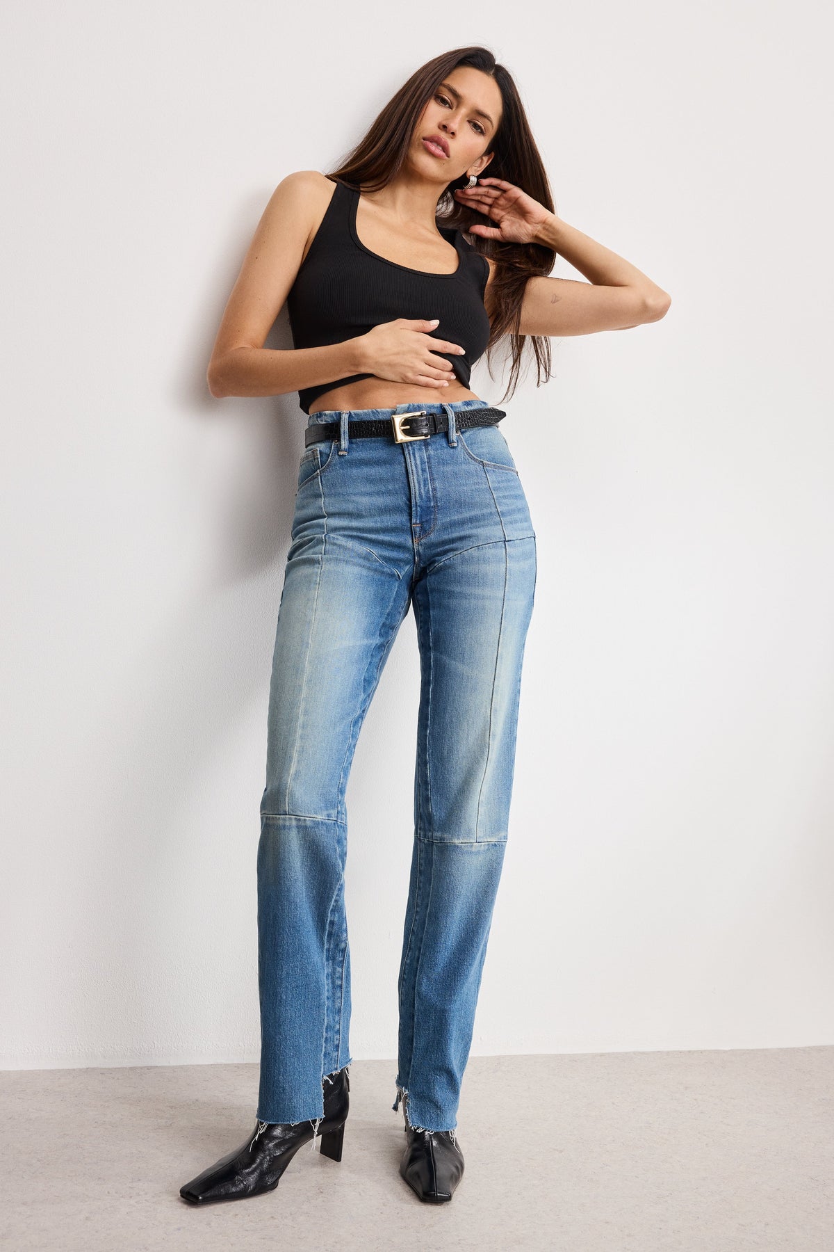 GOOD ICON STRAIGHT JEANS INDIGO912