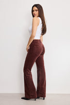 GOOD LEGS FLARE CORDUROY PANTS WALNUT004