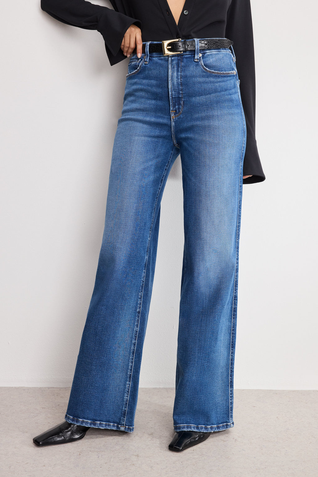 SOFT TECH GOOD SKATE WIDE LEG JEANS INDIGO891