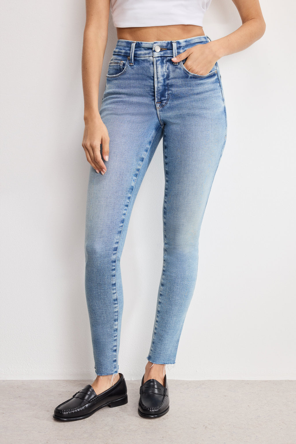 SOFT TECH GOOD LEGS SKINNY JEANS INDIGO1076