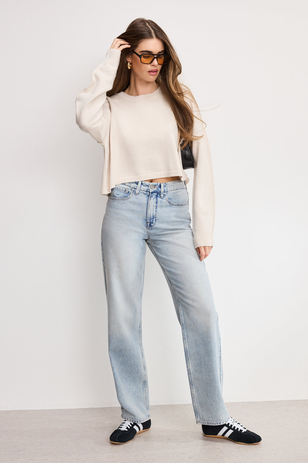 COZY KNIT CREW NECK VANILLA001