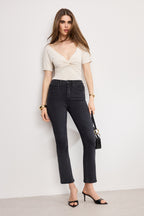 JERSEY TWIST FRONT BODYSUIT ECRU003
