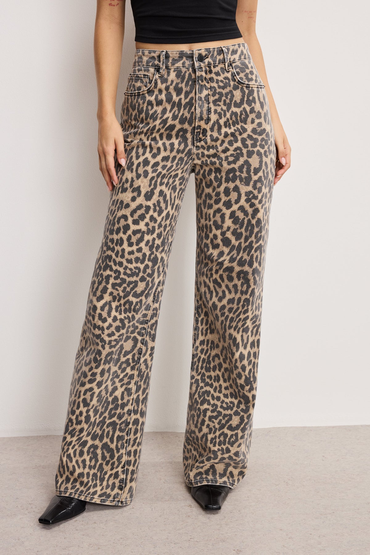 GOOD EASE LEOPARD JEANS LUCKY LEOPARD001
