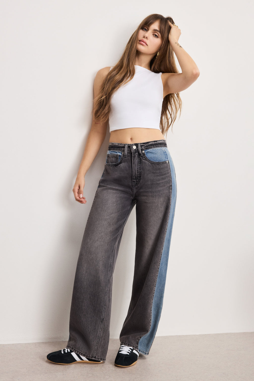 GOOD LOW RISE BAGGY JEANS INDIGO1000