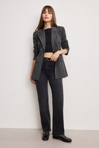 SOFT TECH GOOD TRUE STRAIGHT JEANS BLACK343