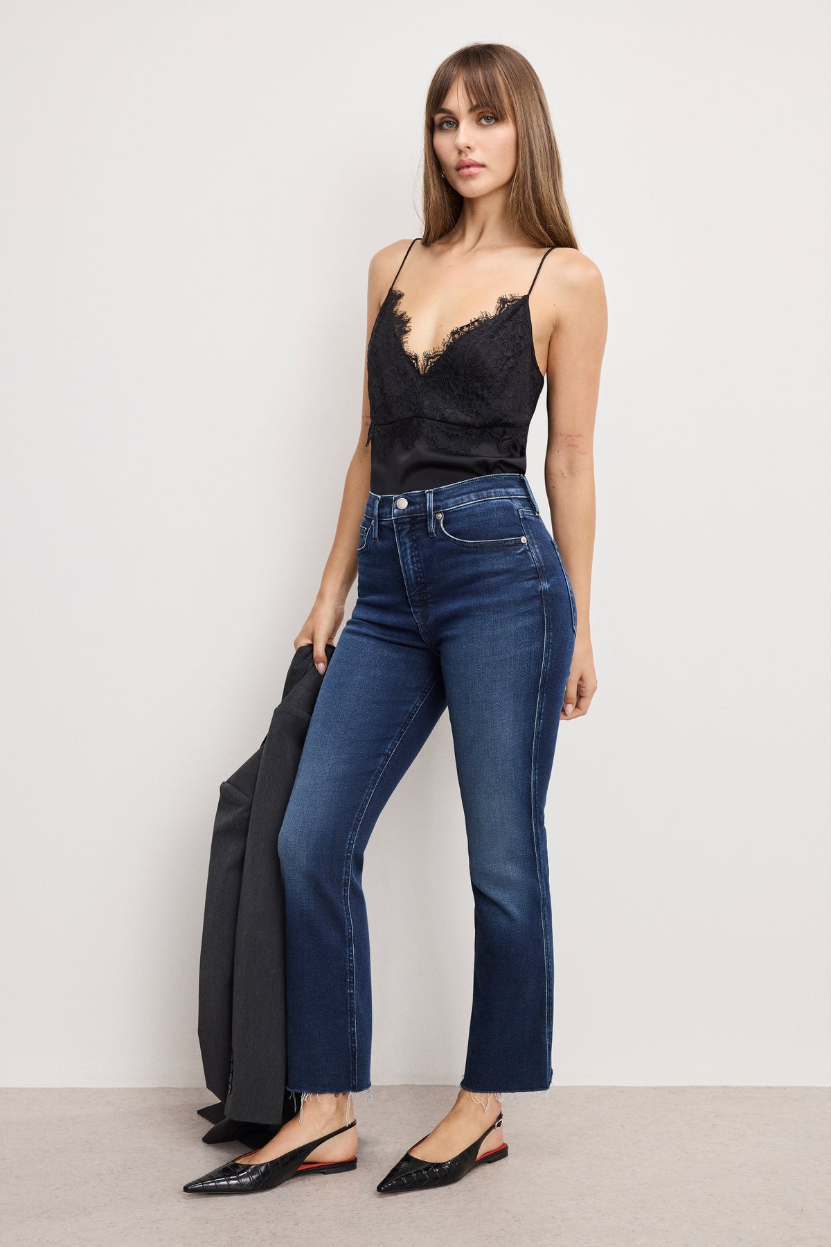 SOFT TECH GOOD KICK FLARE JEANS INDIGO1068
