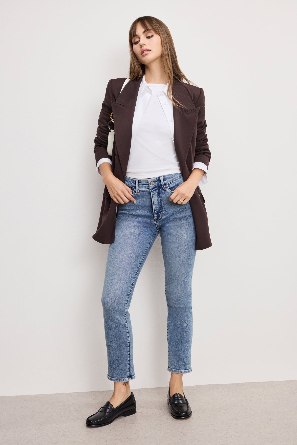 GOOD LEGS STRAIGHT JEANS INDIGO988