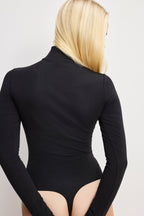 DOLLY CRYSTAL CORSET BODYSUIT BLACK001