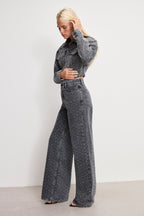DOLLY JOLEANS CRYSTAL RELAXED JEANS BLACK415