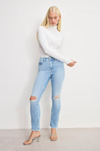 DOLLY JOLEANS STRAIGHT JEANS INDIGO1081