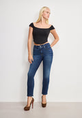 DOLLY JOLEANS STRAIGHT JEANS INDIGO1080