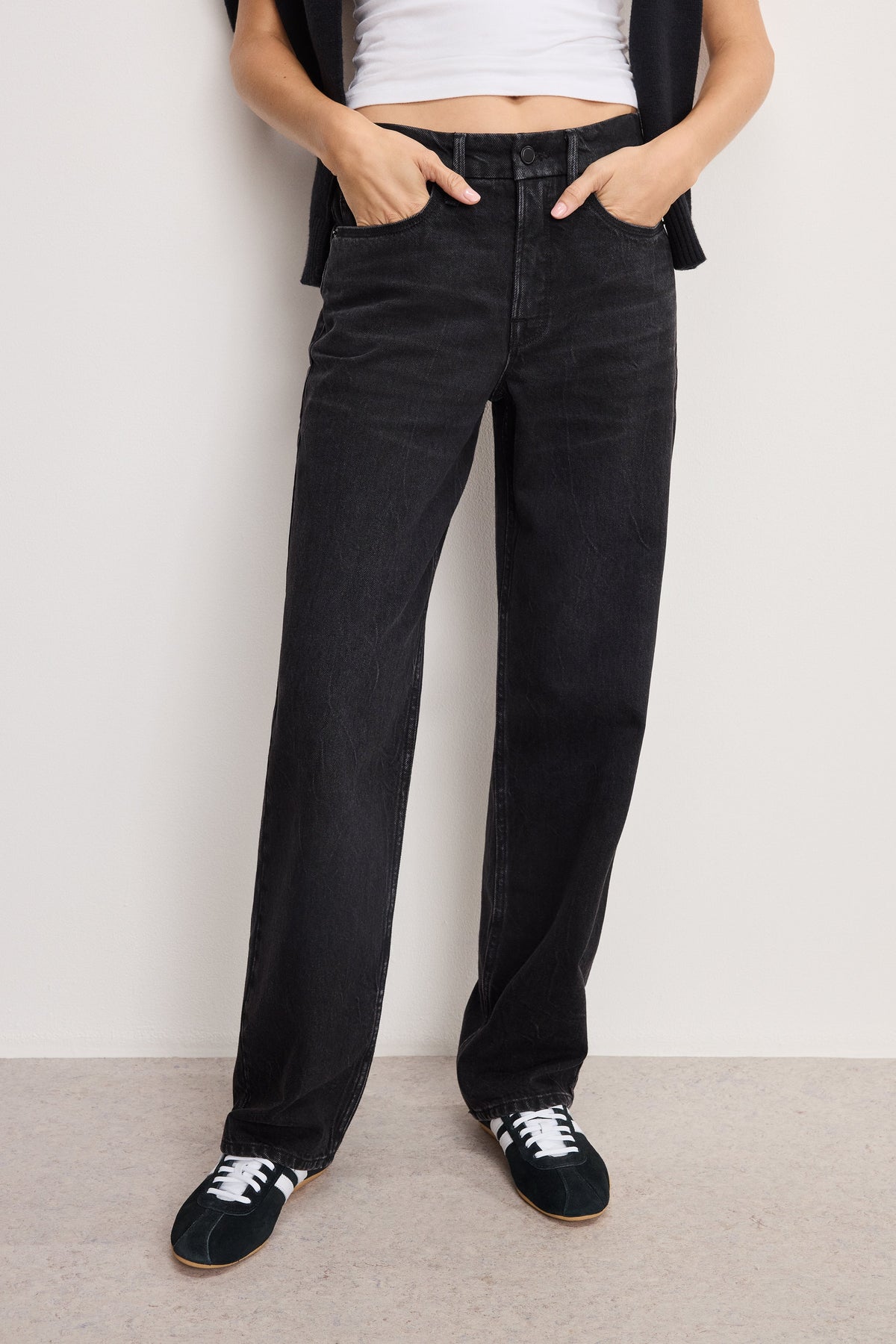 GOOD 90s RELAXED JEANS BLACK406