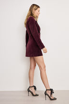 VELVET EXEC DRESS FIG007