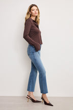 SOFT TECH GOOD KICK FLARE JEANS INDIGO1026