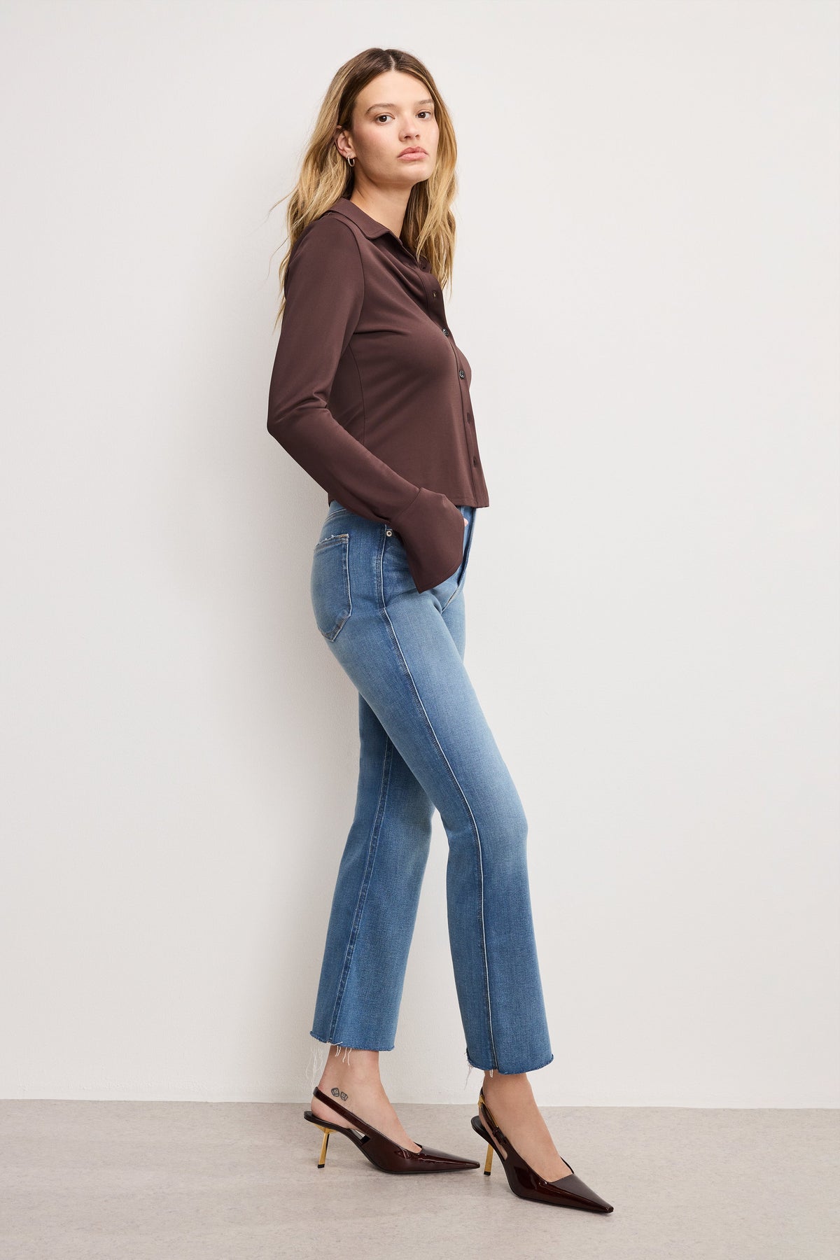 SOFT TECH GOOD KICK FLARE JEANS INDIGO1026