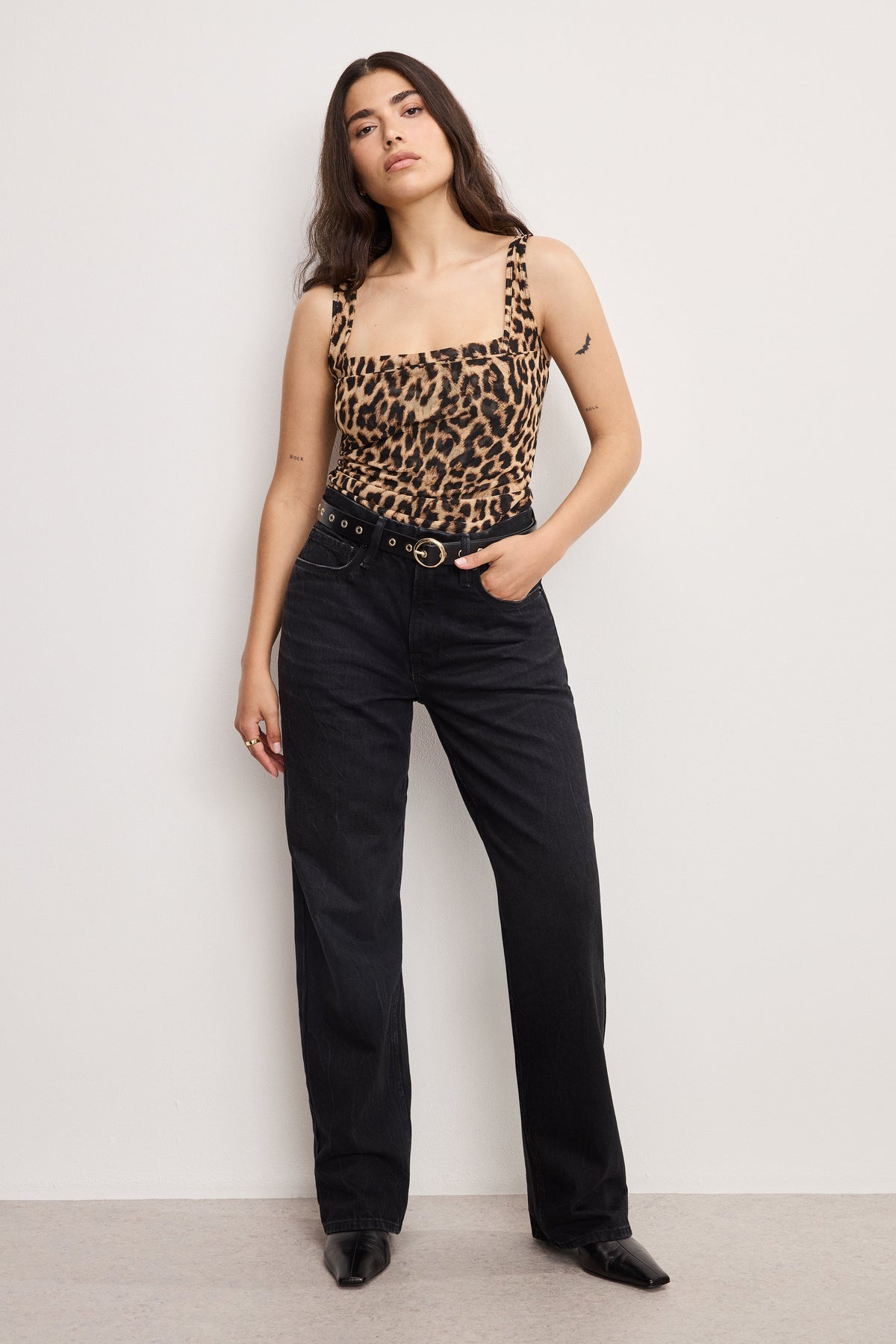 GOOD PETITE 90s RELAXED JEANS BLACK406