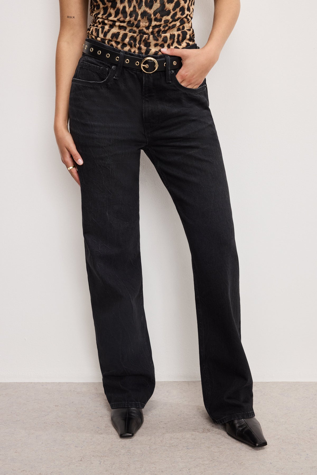 GOOD PETITE 90s RELAXED JEANS BLACK406