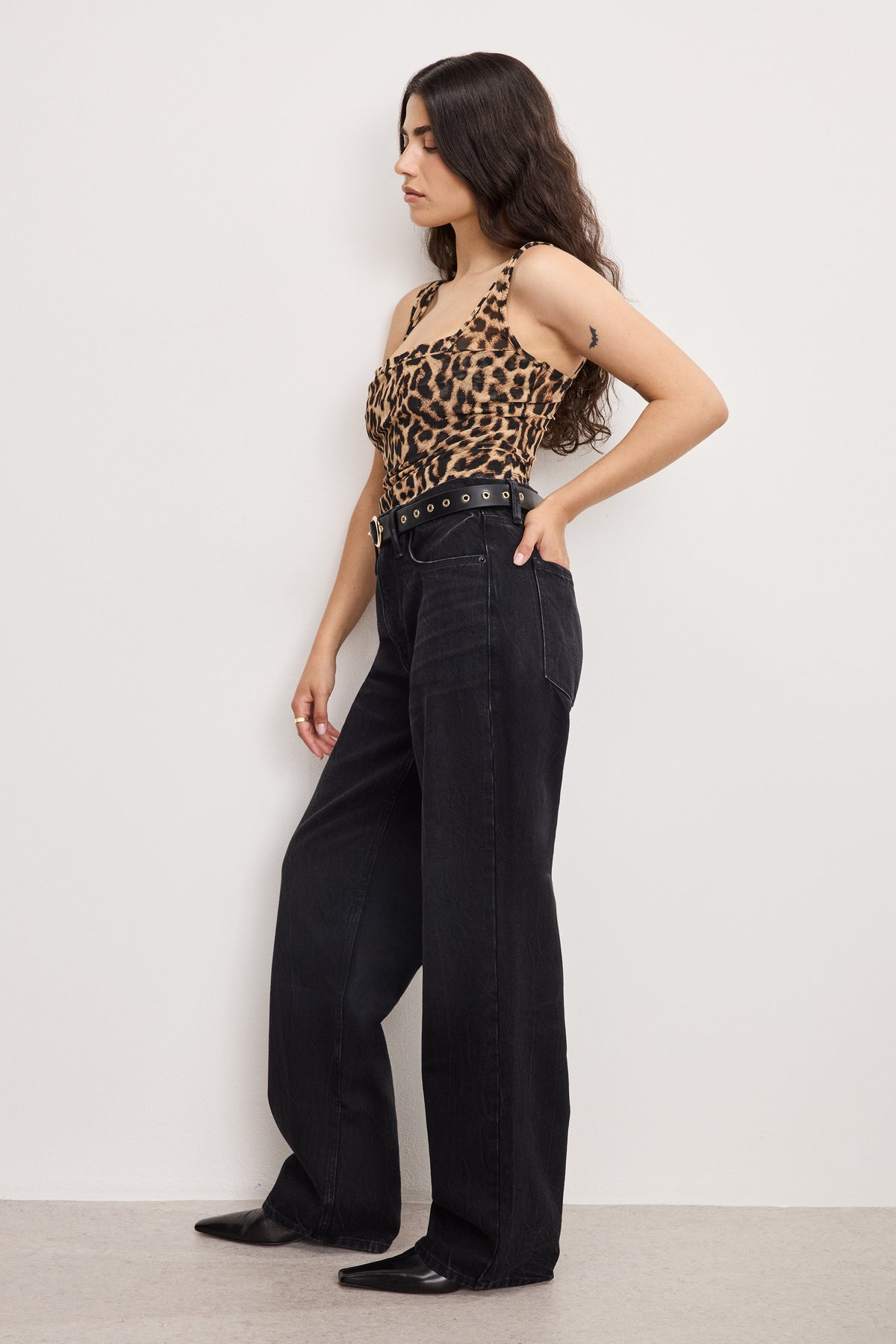 GOOD PETITE 90s RELAXED JEANS BLACK406