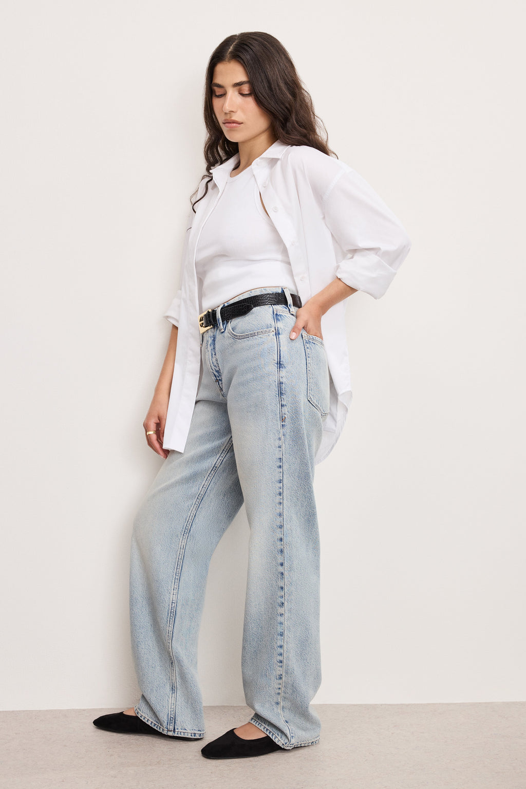 GOOD PETITE 90s RELAXED JEANS INDIGO1075