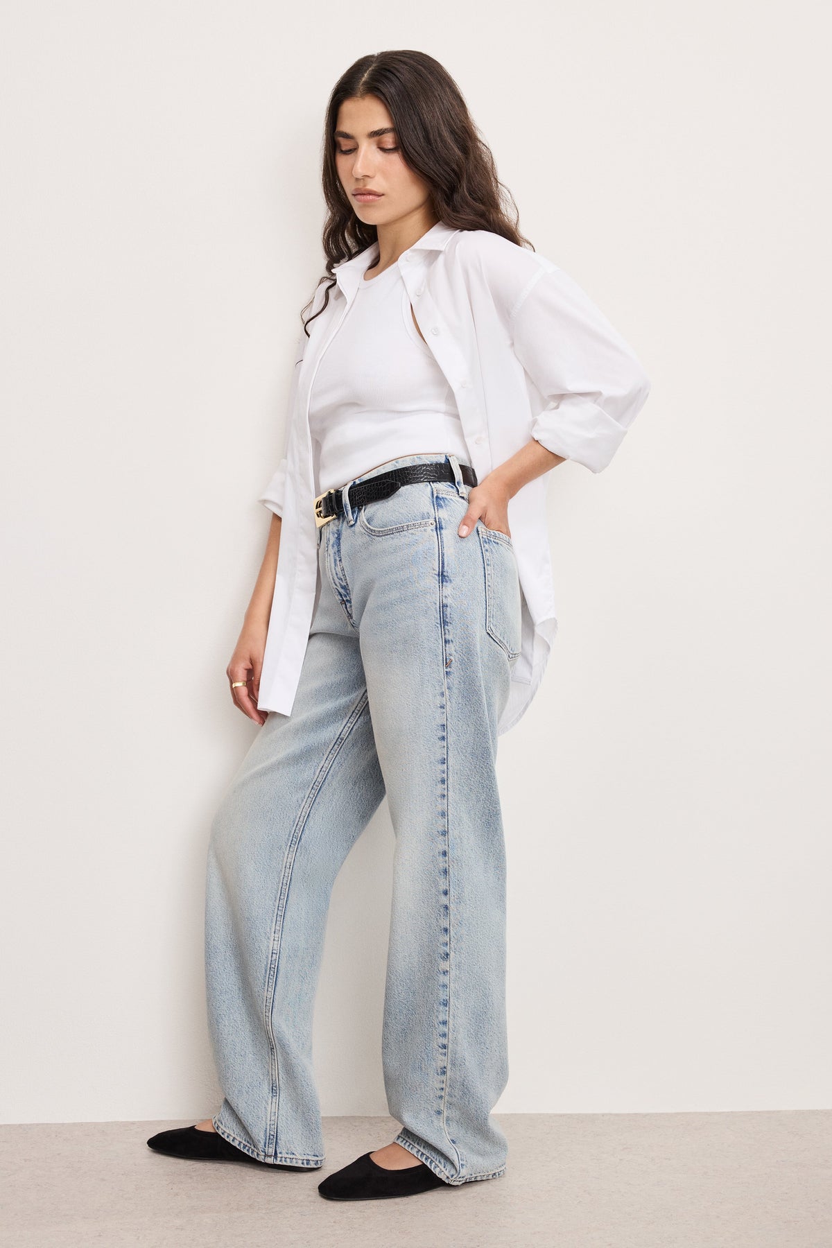 GOOD PETITE 90s RELAXED JEANS INDIGO1075