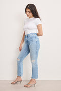DOLLY JOLEANS PETITE STRAIGHT JEANS INDIGO1081