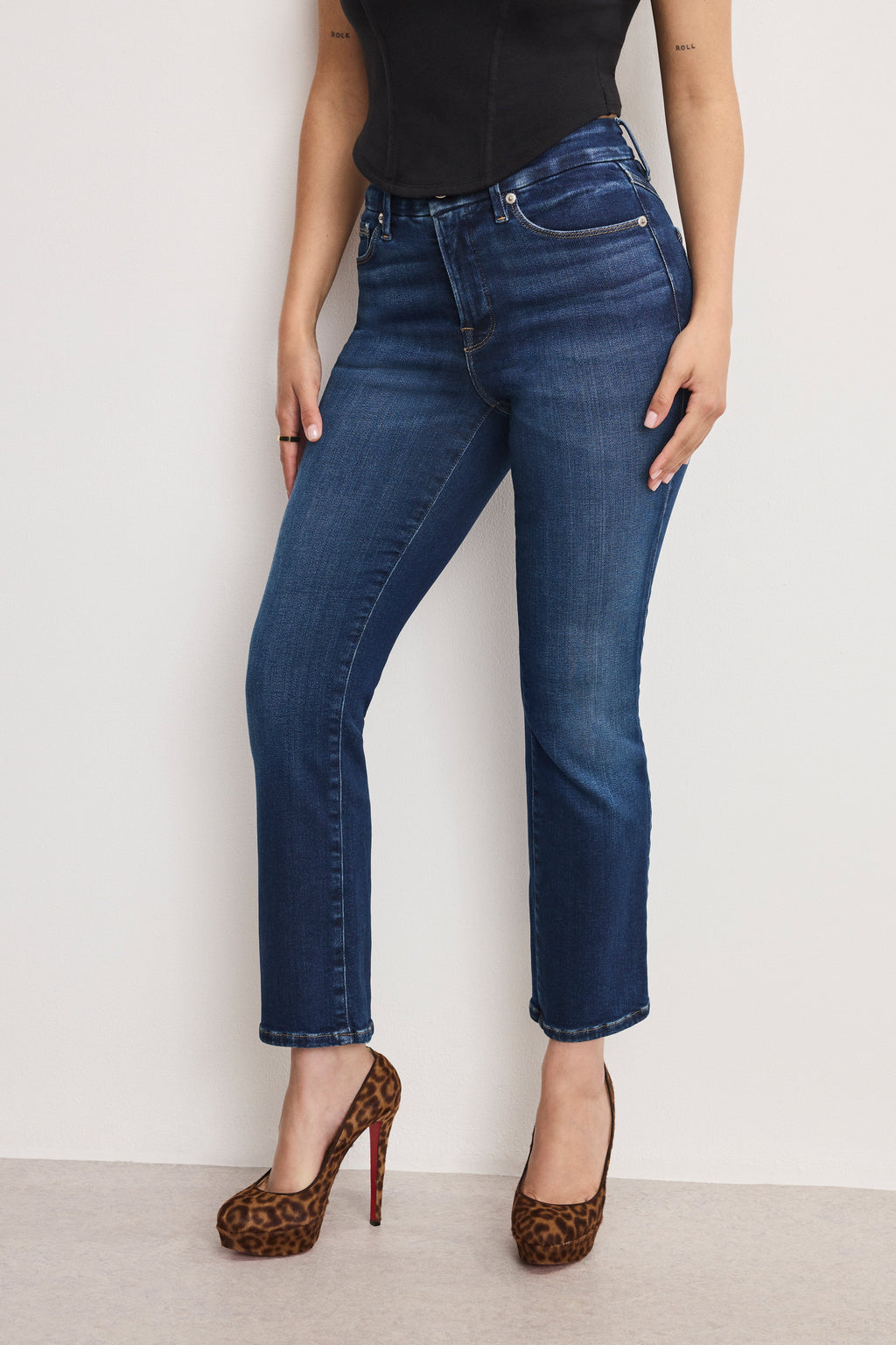 DOLLY JOLEANS PETITE STRAIGHT JEANS INDIGO1080