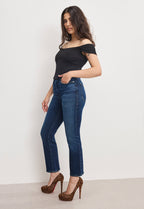 DOLLY JOLEANS PETITE STRAIGHT JEANS INDIGO1080