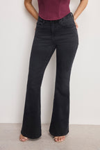 DOLLY JOLEANS PETITE FLARE JEANS BLACK391