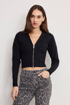 BUSTIER SWEATER BLACK001