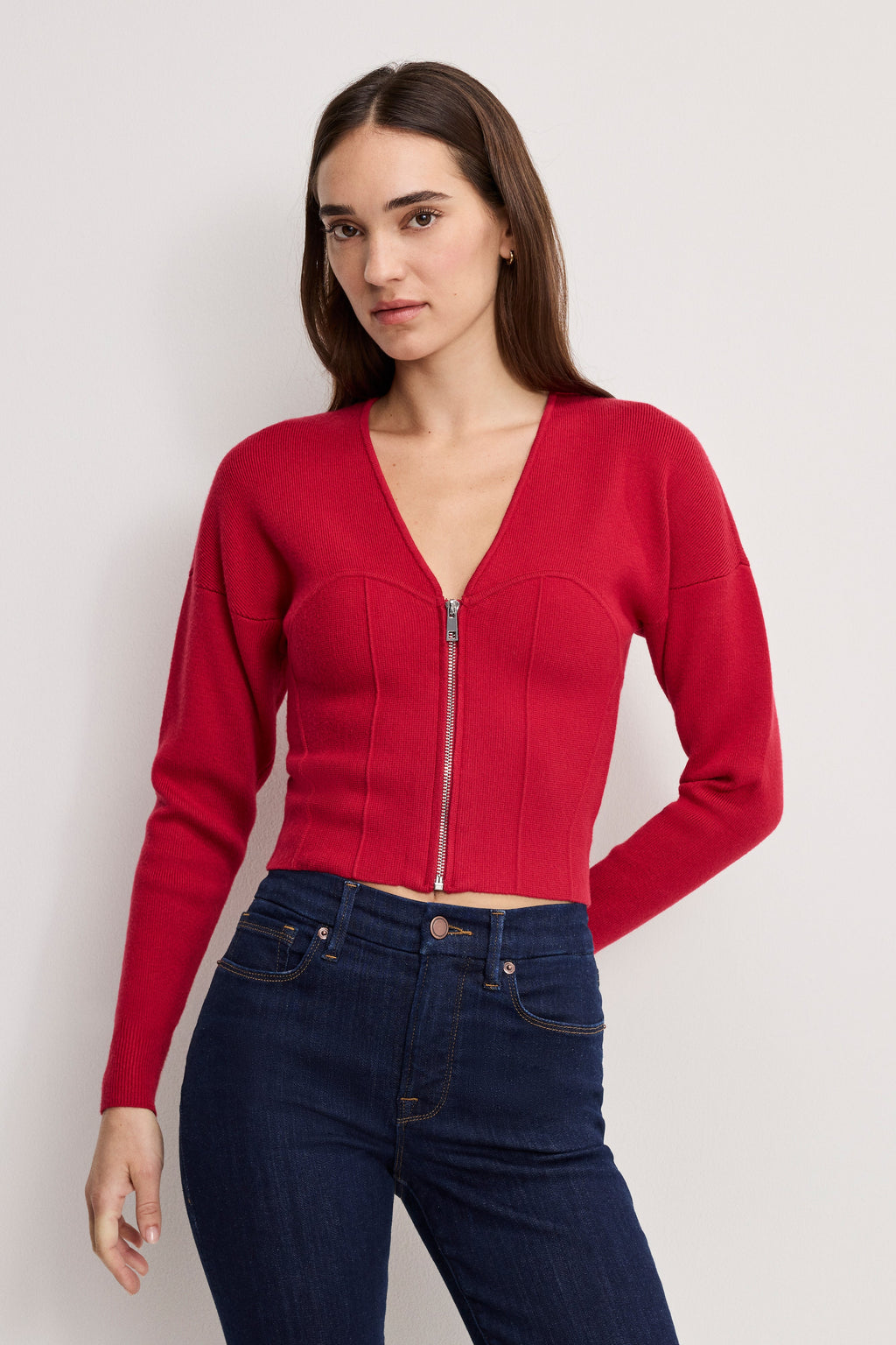 BUSTIER SWEATER RUBY