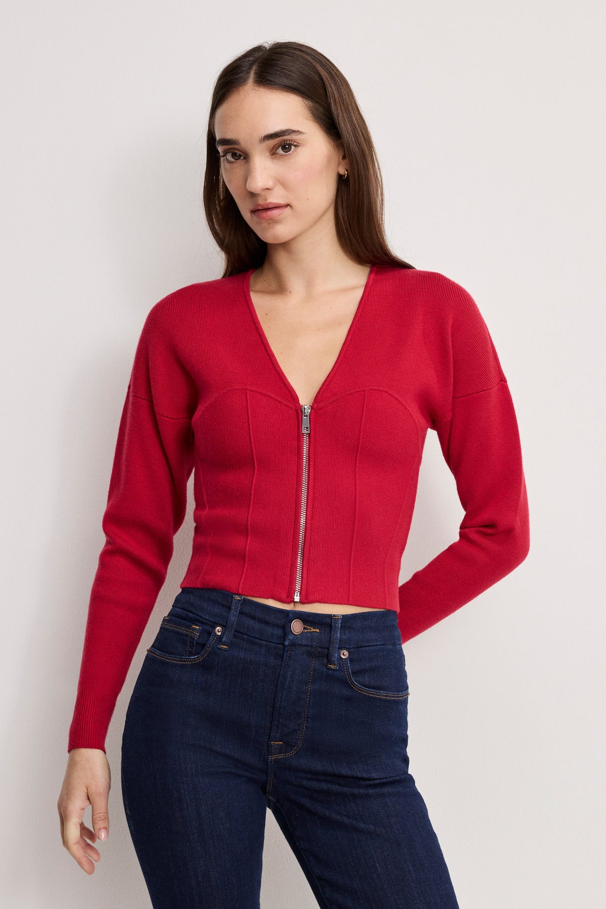 BUSTIER SWEATER RUBY