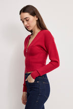 BUSTIER SWEATER RUBY