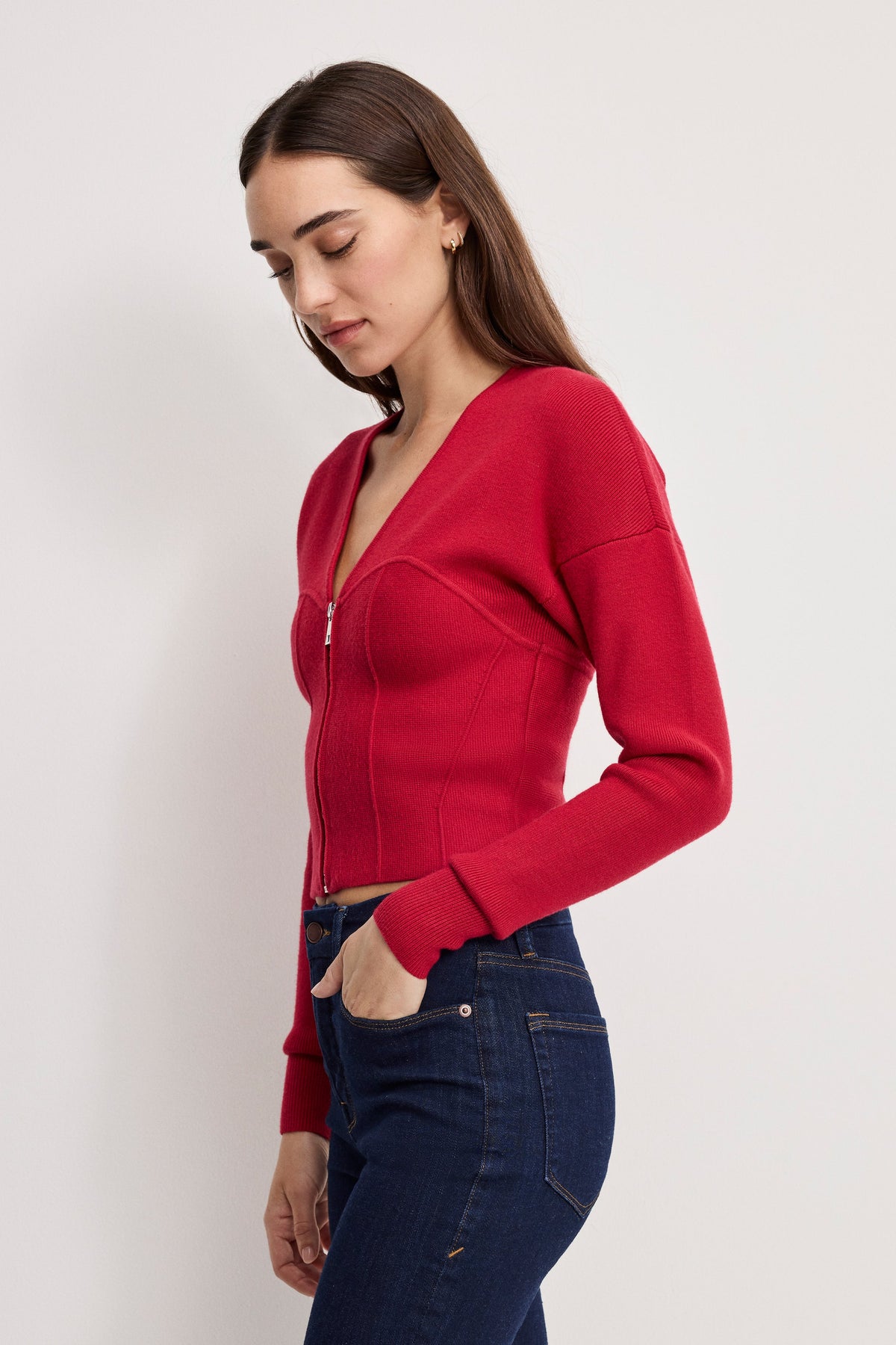 BUSTIER SWEATER RUBY