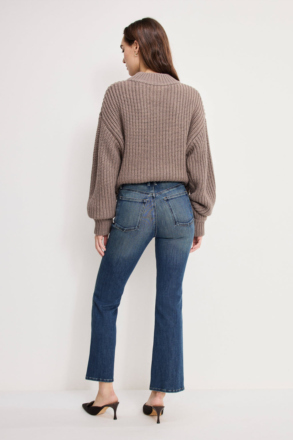 GOOD STANDARD KICK FLARE JEANS INDIGO1147